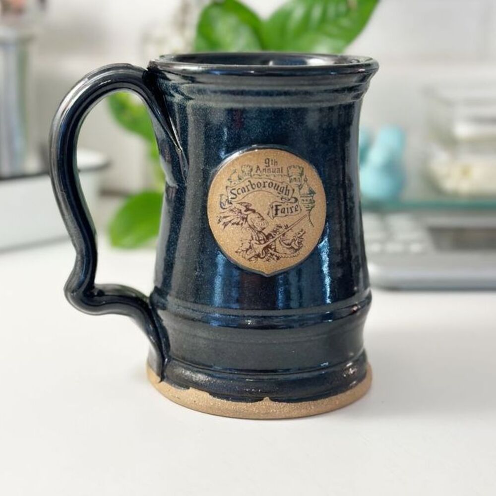 Vintage 9th Annual Scarborough Faire Mug Limited Edition by Millstadt Pottery